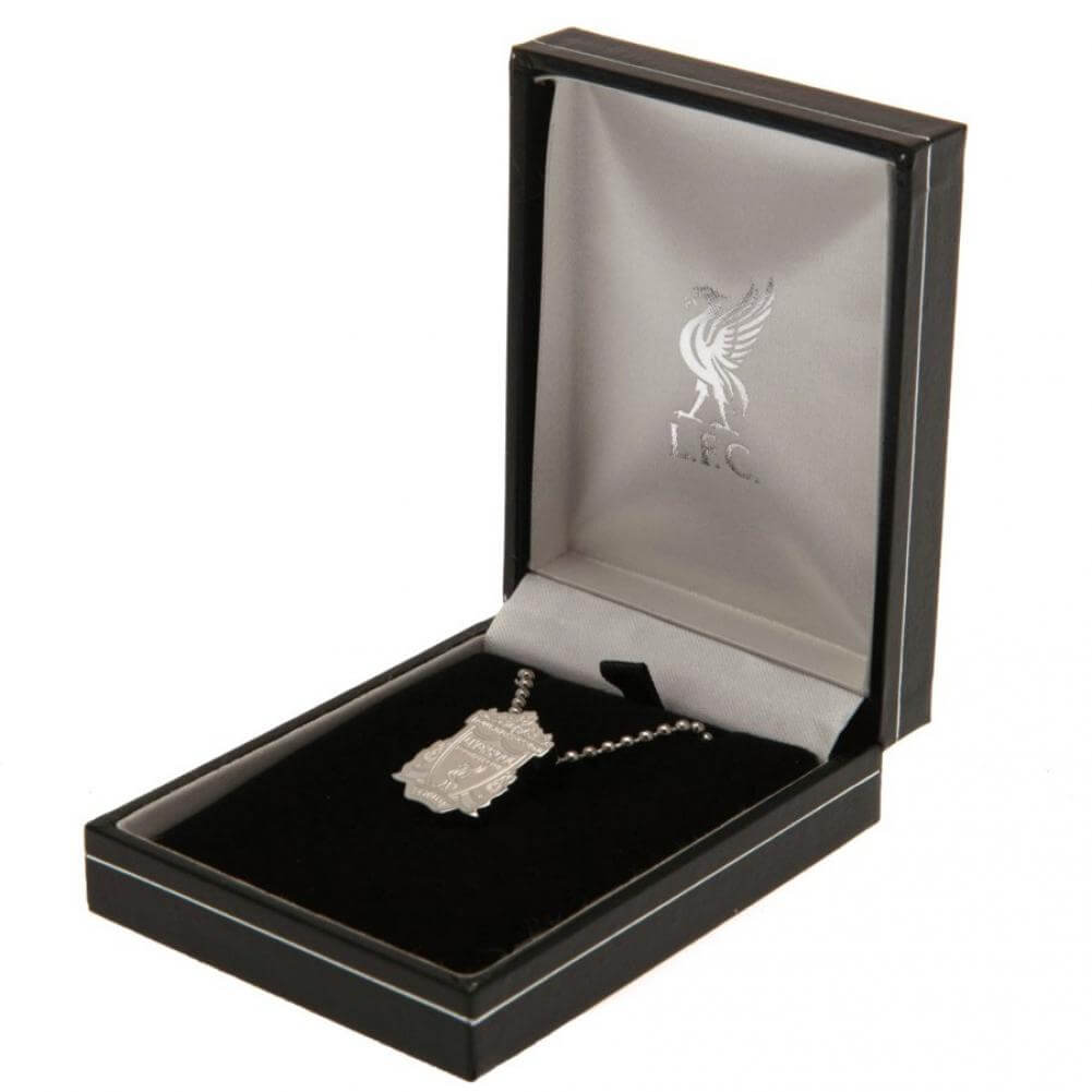 Liverpool FC Stainless Steel Pendant & Chain LKT Sport Stainless steel crest shaped pendant with ball chainChrome finish Liverpool crest with engraved detailOfficial licensed productChain approx 50cm (19in)Pendant approx 20mm x 15mm Pendants