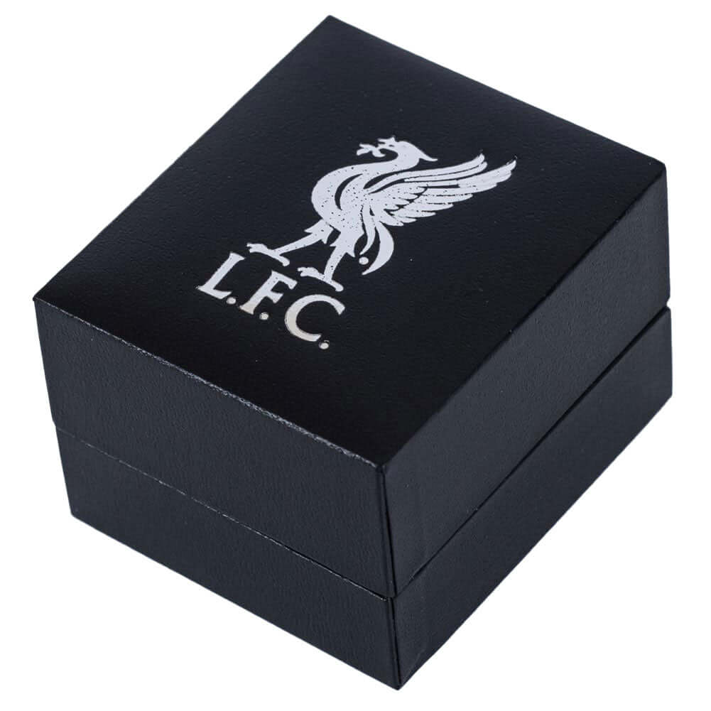 Liverpool FC Sterling Silver Split Shank Ring Small LKT Sport Sterling silver crest design ringFeaturing a highly detailed formed Liverpool FC crestOfficial licensed productRing size R Rings