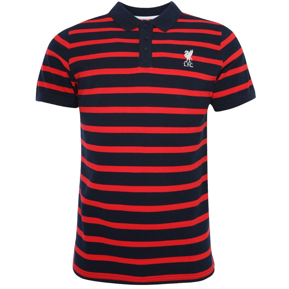 Liverpool FC Stripe Polo Mens Small LKT Sport Football>Premier League>Liverpool FC Polos