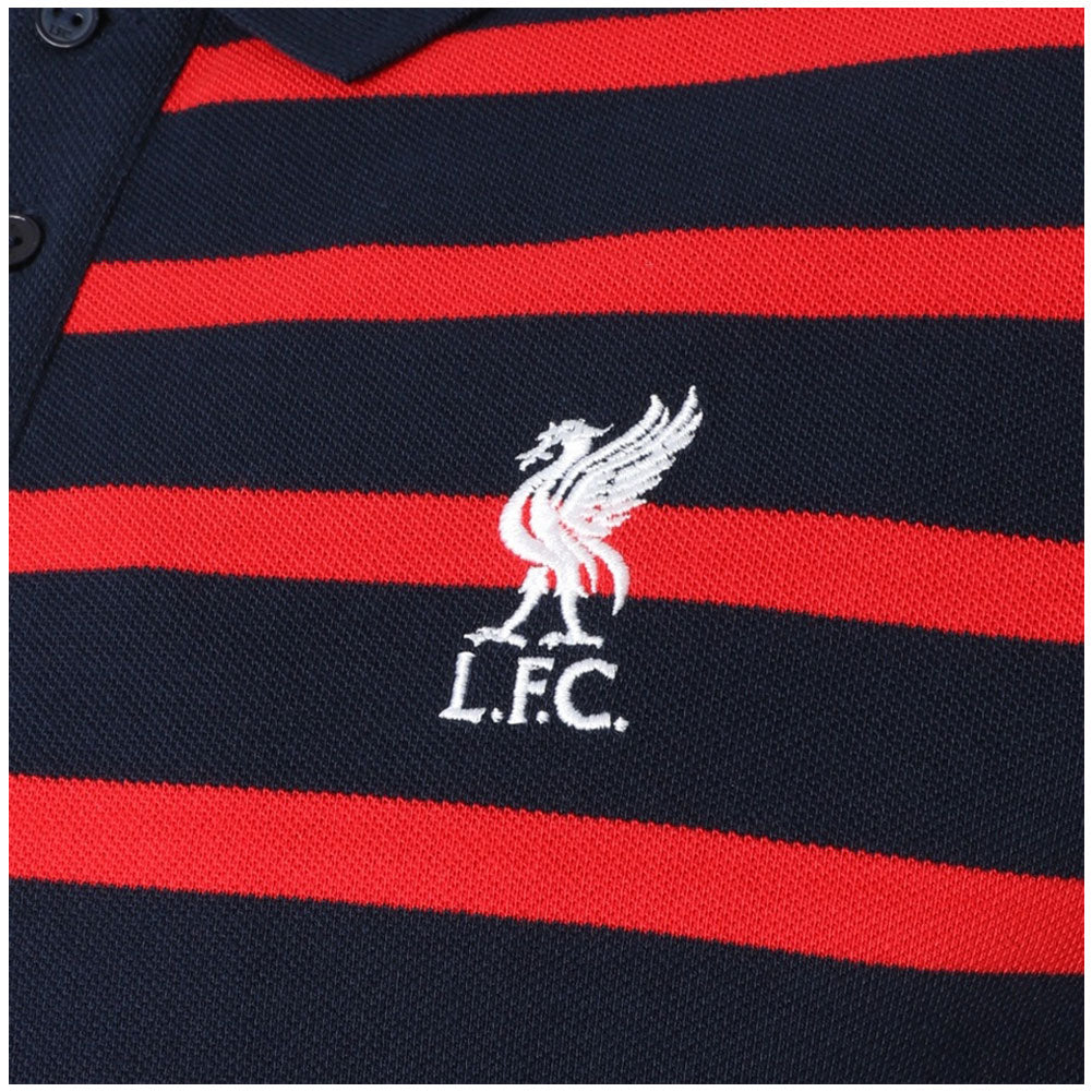 Liverpool FC Stripe Polo Mens Small LKT Sport Football>Premier League>Liverpool FC Polos