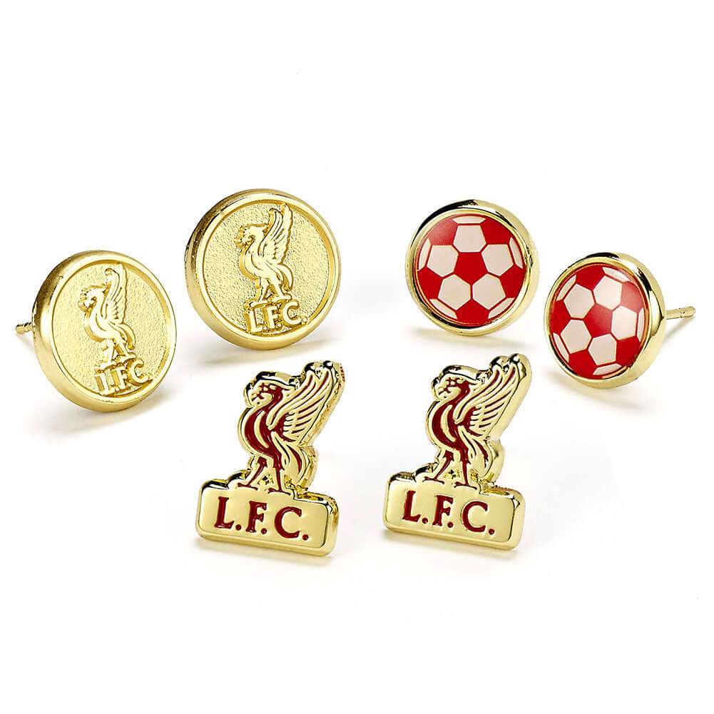 Liverpool FC Stud Earring Set LKT Sport Football>Premier League>Liverpool FC Earrings