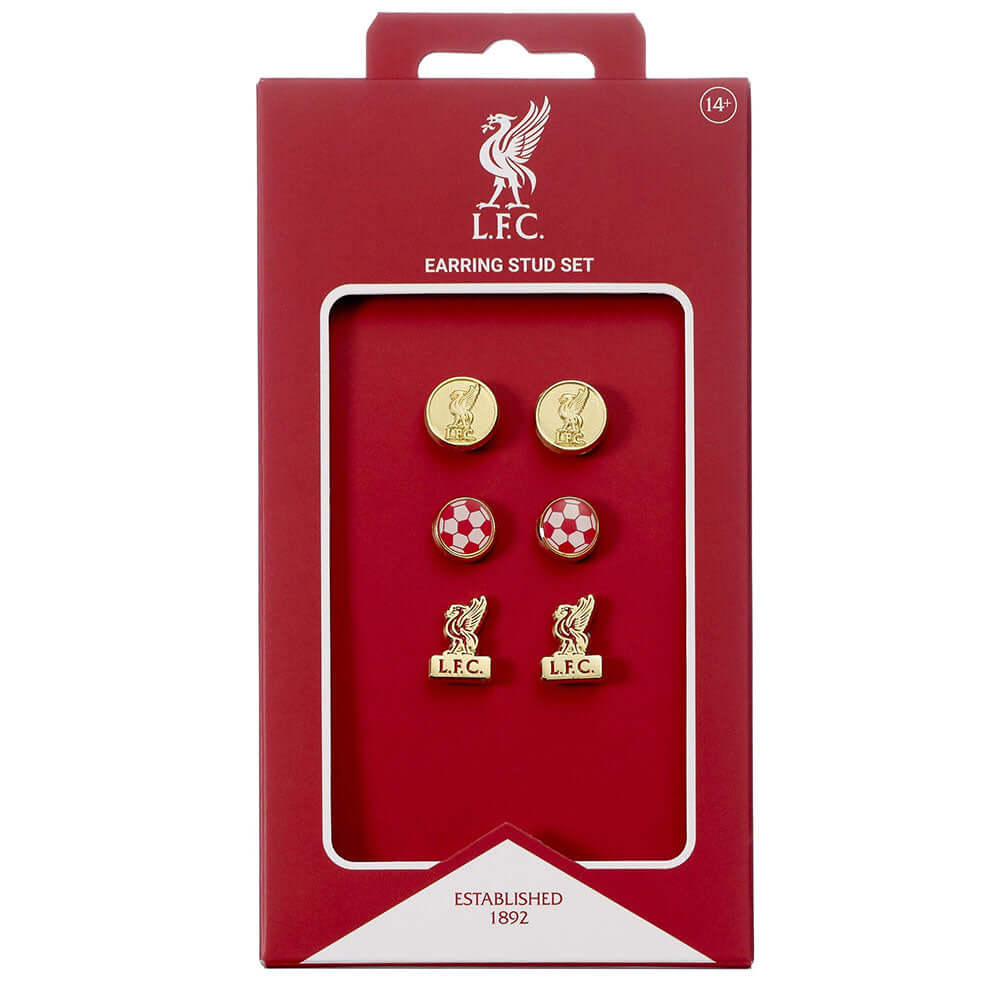 Liverpool FC Stud Earring Set LKT Sport Football>Premier League>Liverpool FC Earrings
