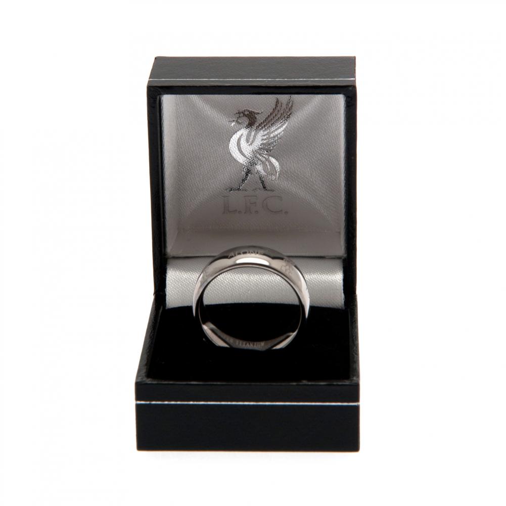 Liverpool FC Super Titanium Ring Large LKT Sport Football>Premier League>Liverpool FC Rings