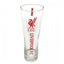 Liverpool FC Tall Beer Glass LKT Sport Tall slim pilsner style pint glass Features Liverpool FC text and Liverbird club crest in red White Liverpool FC text on small red block detail on reverse Official licensed product Approx 570ml (1 pint) Approx 24cm t