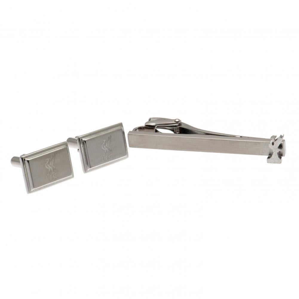 Liverpool FC Tie Slide & Cufflink Set LKT Sport Football>Premier League>Liverpool FC Cufflinks