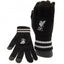 Liverpool FC Touchscreen Knitted Gloves Youths BK LKT Sport Youths black knitted gloves with white stripe detailsTouchscreen abilityEmbroidered crestOfficial licensed productYouths one size fits all Gloves & Mittens