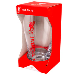 Liverpool FC Tulip Pint Glass LKT Sport Football>Premier League>Liverpool FC Beer Glasses