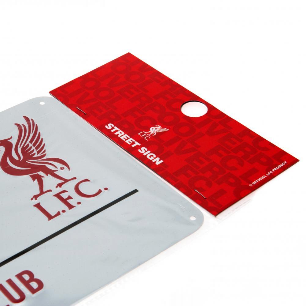 Liverpool FC White Street Sign LKT Sport Football>Premier League>Liverpool FC Novelty Signs