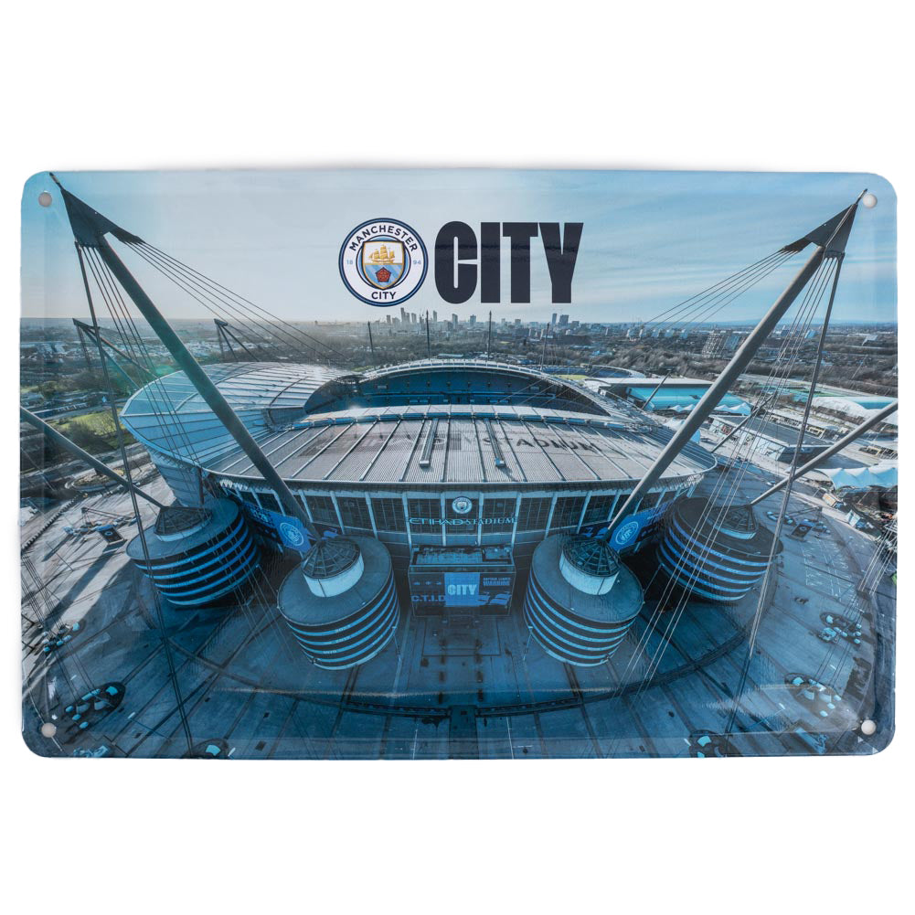 Manchester City FC 2pk Stadium Sign LKT Sport Football>Premier League>Manchester City FC Novelty Signs