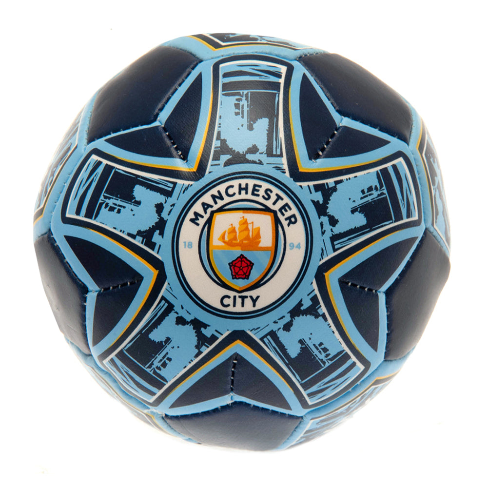 Manchester City FC 4 inch Soft Ball LKT Sport Football>Premier League>Manchester City FC American Football Toys
