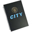 Manchester City FC A5 Cut Out Notebook LKT Sport Spiral bound hardback A5 notebookFeatures a silver crest and cut out 'City' textRuled pages with a watermark Manchester City crestOfficial licensed productApprox 14cm x 21cm Notebooks & Notepads
