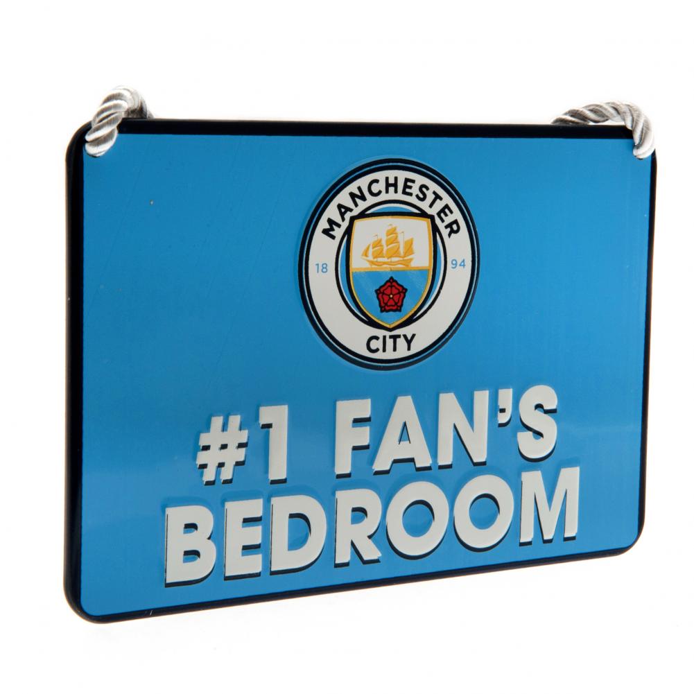 Manchester City FC Bedroom Sign No1 Fan LKT Sport Football>Premier League>Manchester City FC Novelty Signs