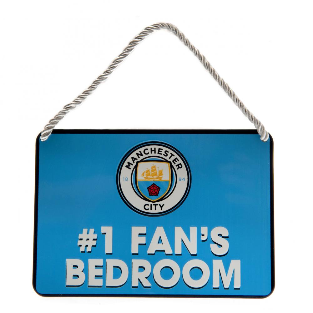 Manchester City FC Bedroom Sign No1 Fan LKT Sport Football>Premier League>Manchester City FC Novelty Signs