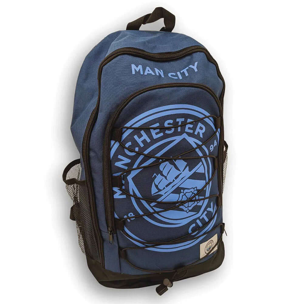 Manchester City FC Big Logo Bungee Backpack LKT Sport Football>Premier League>Manchester City FC Backpacks