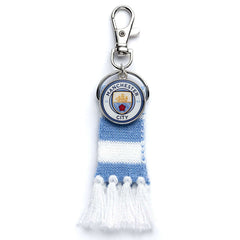 Manchester City FC Blue Bar Scarf Bag Charm LKT Sport Football>Premier League>Manchester City FC Keychains