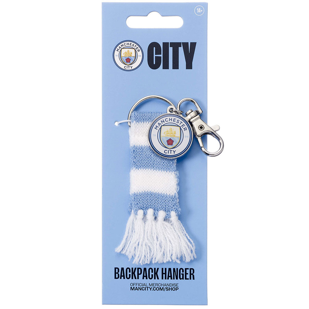 Manchester City FC Blue Bar Scarf Bag Charm LKT Sport Football>Premier League>Manchester City FC Keychains