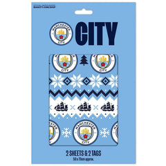 Manchester City FC Christmas Gift Wrap LKT Sport Football>Premier League>Manchester City FC Wrapping Paper