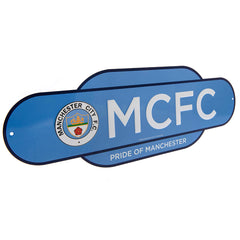 Manchester City FC Colour Retro Sign LKT Sport Football>Premier League>Manchester City FC Novelty Signs