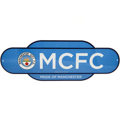 Manchester City FC Colour Retro Sign LKT Sport Football>Premier League>Manchester City FC Novelty Signs