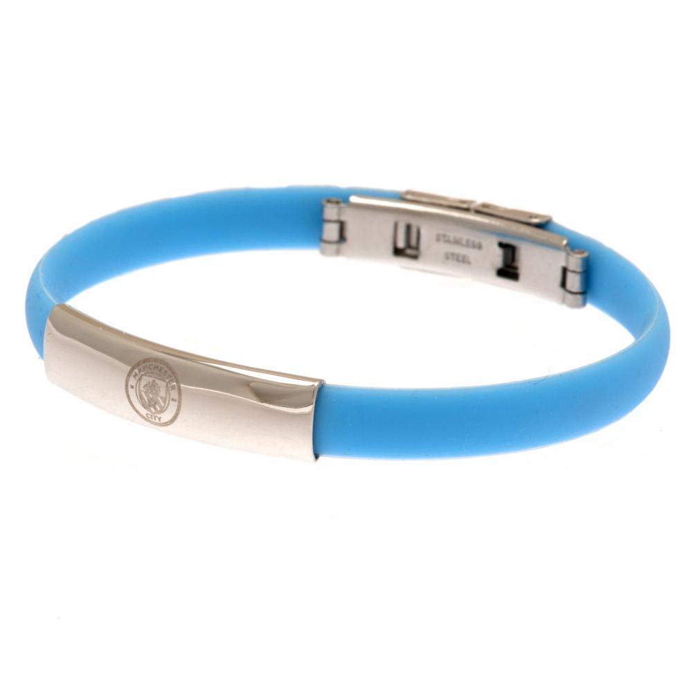 Manchester City FC Colour Silicone Bracelet LKT Sport Football>Premier League>Manchester City FC Bracelets