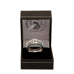 Manchester City FC Colour Stripe Ring Medium LKT Sport Football>Premier League>Manchester City FC Rings