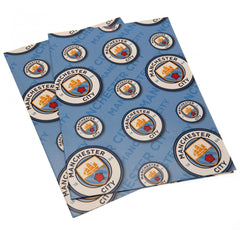 Manchester City FC Crest Gift Wrap LKT Sport Football>Premier League>Manchester City FC Gift Wrapping