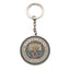 Manchester City FC Crest Keyring LKT Sport Metal crest shaped keyring with chain and split ring Die stamped design with full colour enamel infill Metal alloy with silver style finish Official licensed product Approx 45mm x 45mm On a header card Keychains