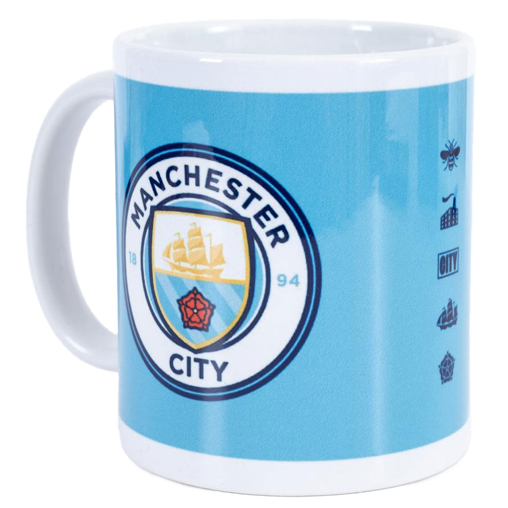 Manchester City FC Crest Mug LKT Sport Football>Premier League>Manchester City FC Mugs