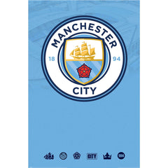Manchester City FC Crest Poster 162 LKT Sport Football>Premier League>Manchester City FC Posters