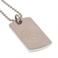 Manchester City FC Engraved Dog Tag & Chain LKT Sport Football>Premier League>Manchester City FC Necklaces