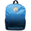 Manchester City FC Fade Backpack LKT Sport Fade design backpack featuring Manchester City text and club crest Padded back panel for comfort with adjustable shoulder straps and a carry strap Main compartment has a large double zipped opening for easy acces