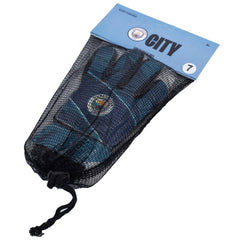 Manchester City FC Fuse Goalkeeper Gloves Yths LKT Sport Football>Premier League>Manchester City FC Soccer Gloves