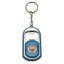 Manchester City FC Keyring Torch Bottle Opener LKT Sport Plastic club crested keyring With a bottle opener function Includes a battery powered torch Official licensed product Approx 7cm x 3cm In a gift box Keychains