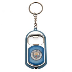 Manchester City FC Keyring Torch Bottle Opener LKT Sport Football>Premier League>Manchester City FC Keychains