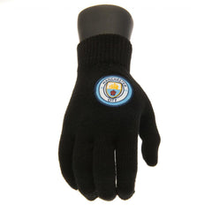Manchester City FC Knitted Gloves Junior LKT Sport Football>Premier League>Manchester City FC Gloves & Mittens
