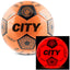 Manchester City FC LED Glow Football LKT Sport Orange LED glow 32 panel footballFeaturing a black crest and Manchester City text30 hours of continuous light up fun!Bounce activated with auto turn offBatteries included, fill 7.5-8.5 PSI for optimal bounceS