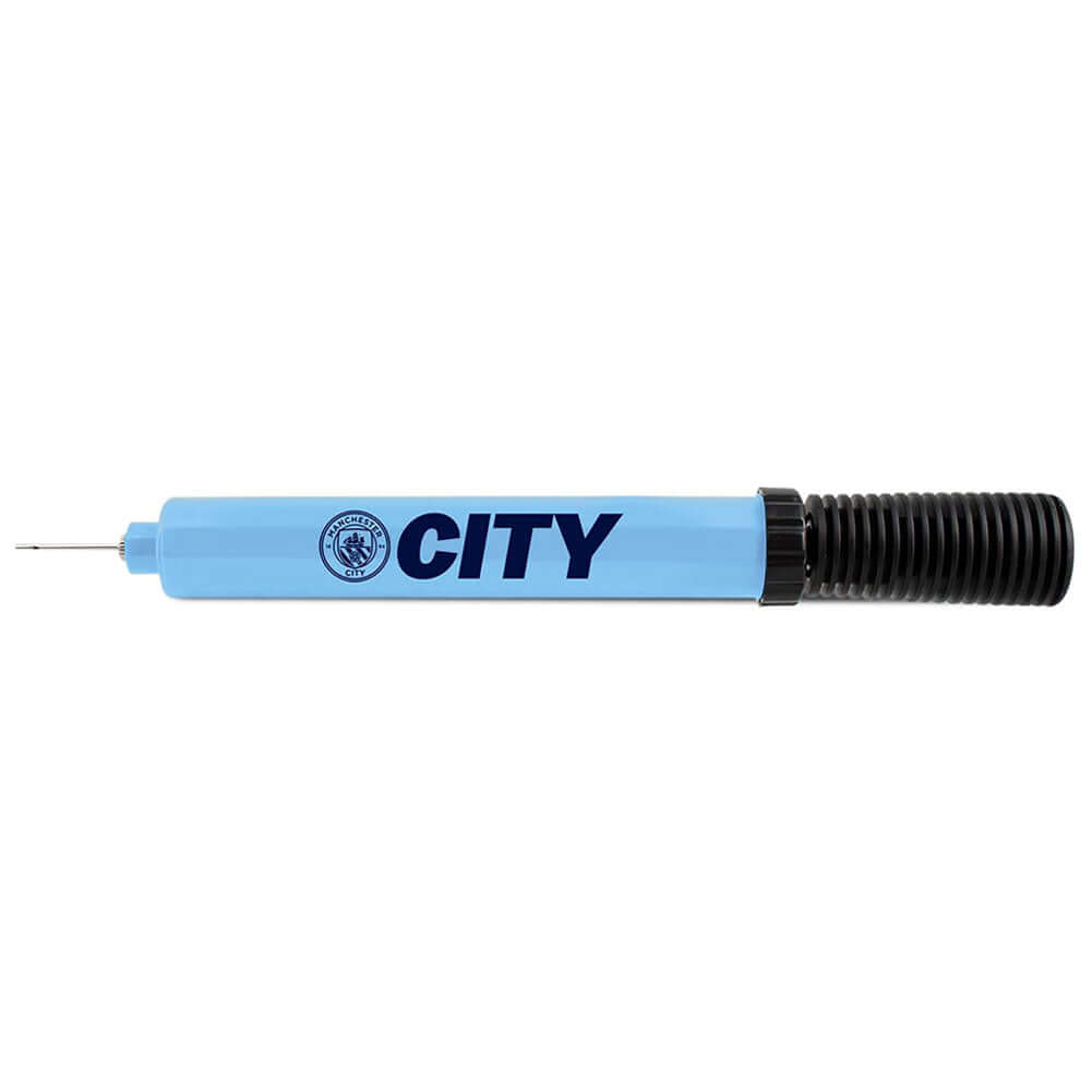 Manchester City FC Large Dual Action Football Pump Imagen secundaria del producto