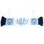 Manchester City FC Mini Car Bar Scarf LKT Sport Mini cloth scarf finished with blue tassels at either endFeaturing two club crests and CITY textComes with suction pads ready for hanging at home or in your carOfficial licensed productApprox 46cm x 9cm Spor