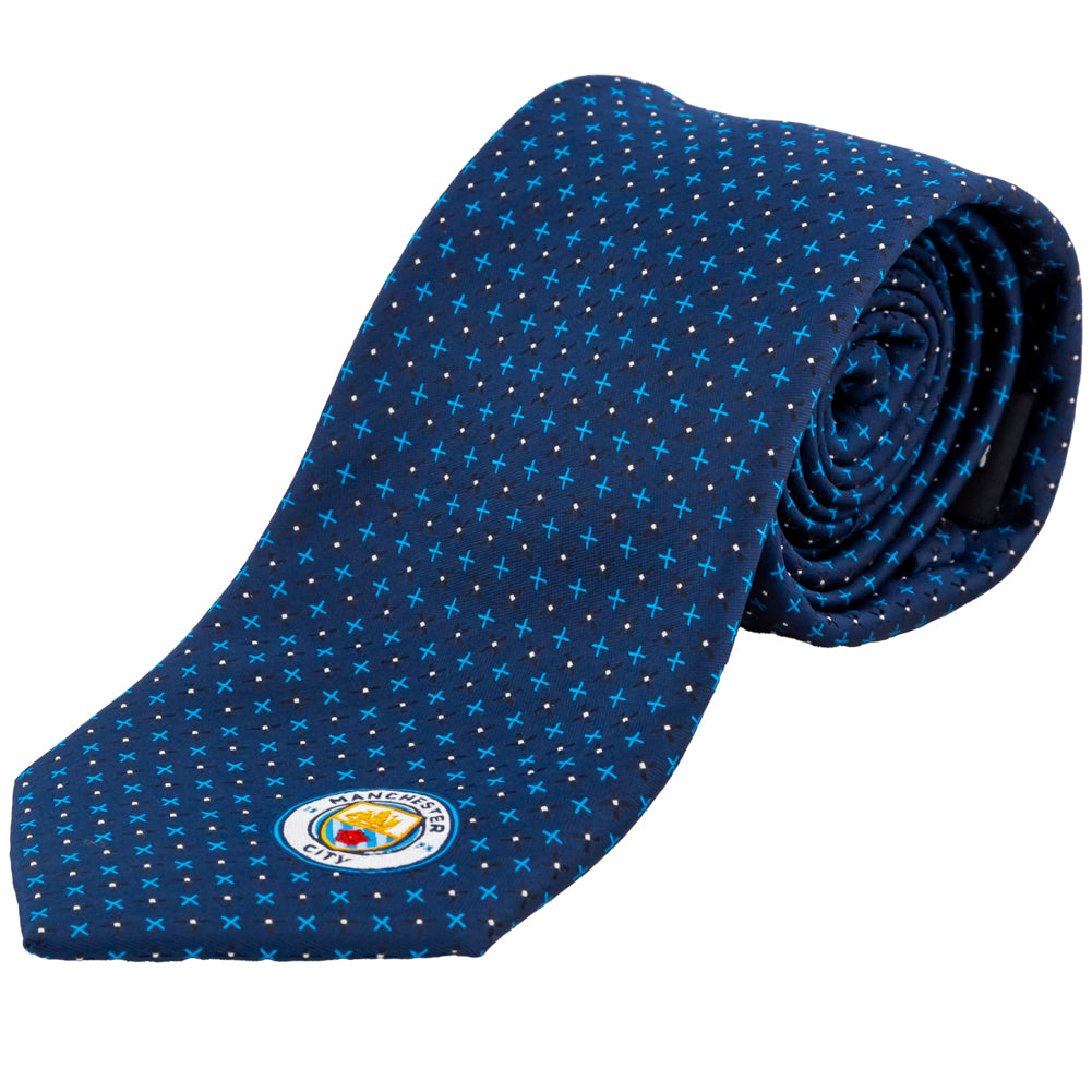 Manchester City FC Navy Blue Tie LKT Sport Football>Premier League>Manchester City FC Neckties