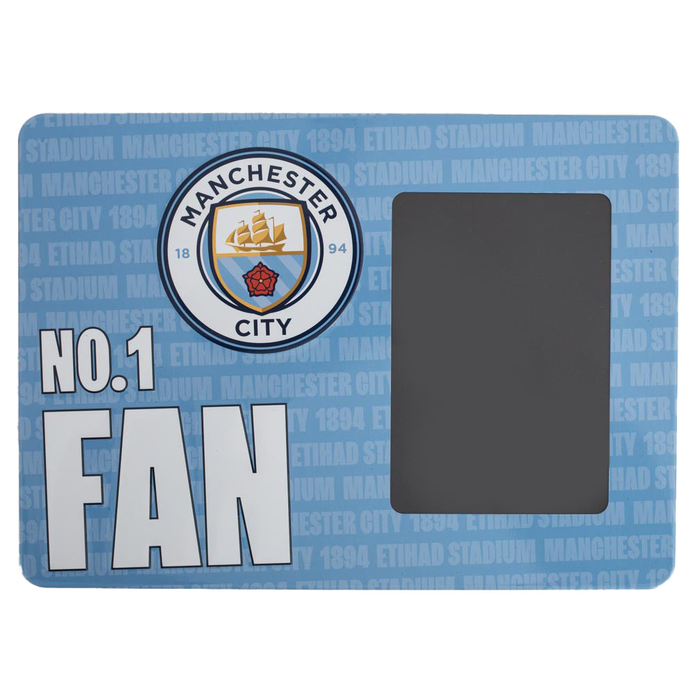 Manchester City FC No1 Fan Picture Frame Sign LKT Sport Football>Premier League>Manchester City FC Picture Frames