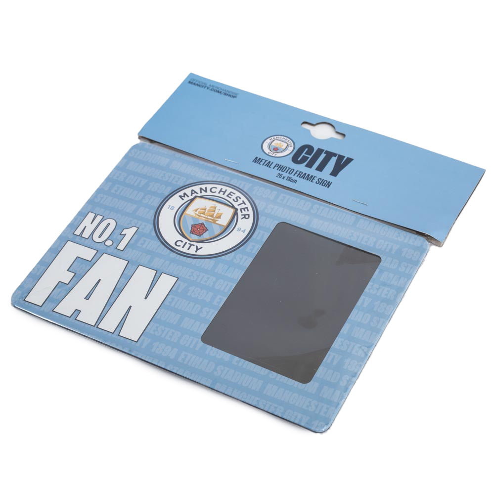 Manchester City FC No1 Fan Picture Frame Sign LKT Sport Football>Premier League>Manchester City FC Picture Frames