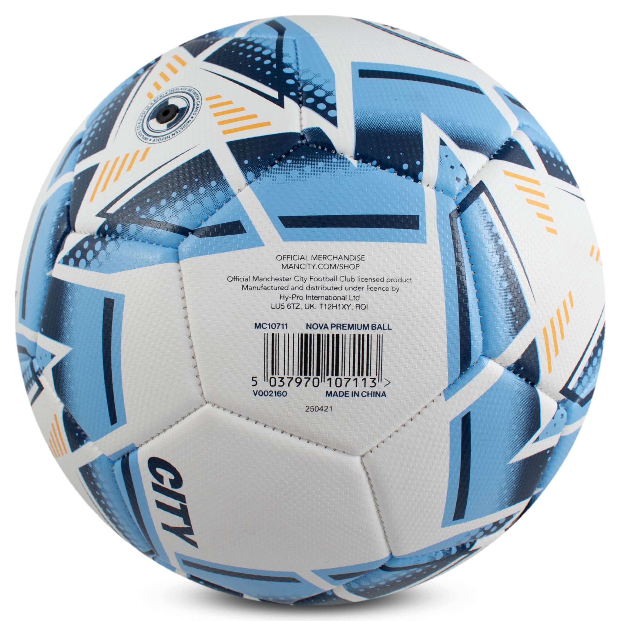 Manchester City FC Nova Premium Football LKT Sport Football>Premier League>Manchester City FC Soccer Balls