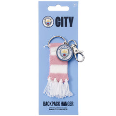 Manchester City FC Pink Bar Scarf Bag Charm LKT Sport Football>Premier League>Manchester City FC Keychains