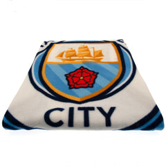 Manchester City FC Pulse Fleece Blanket LKT Sport Football>Premier League>Manchester City FC Throw Blankets