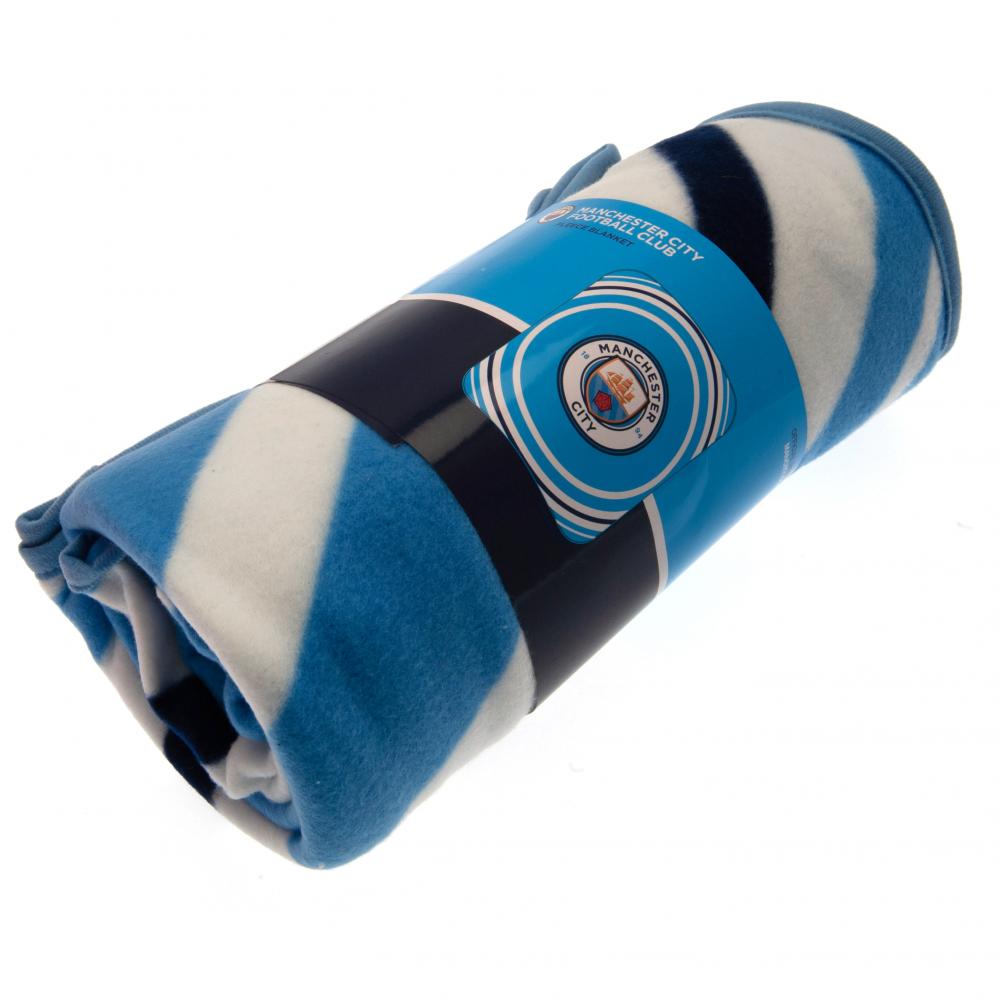 Manchester City FC Pulse Fleece Blanket LKT Sport Football>Premier League>Manchester City FC Throw Blankets