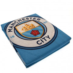 Manchester City FC Pulse Single Duvet Set LKT Sport Football>Premier League>Manchester City FC Duvet Covers
