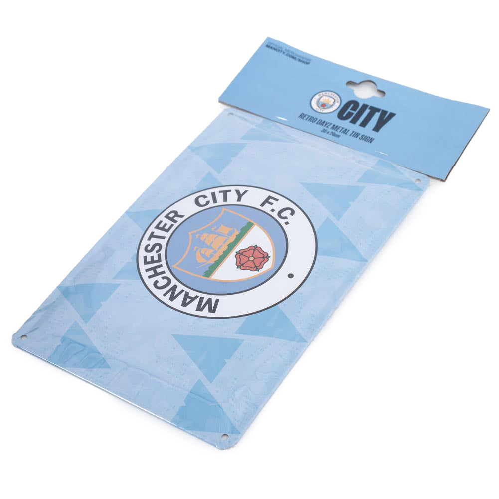 Manchester City FC Retro Days Sign LKT Sport Football>Premier League>Manchester City FC Novelty Signs