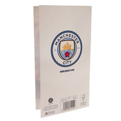 Manchester City FC Retro Shirt Birthday Card LKT Sport Football>Premier League>Manchester City FC Greeting Cards