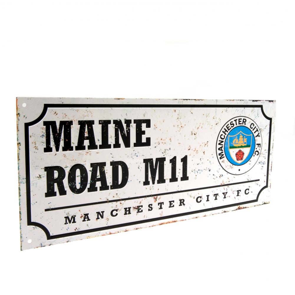 Manchester City FC Retro Street Sign Imagen secundaria del producto