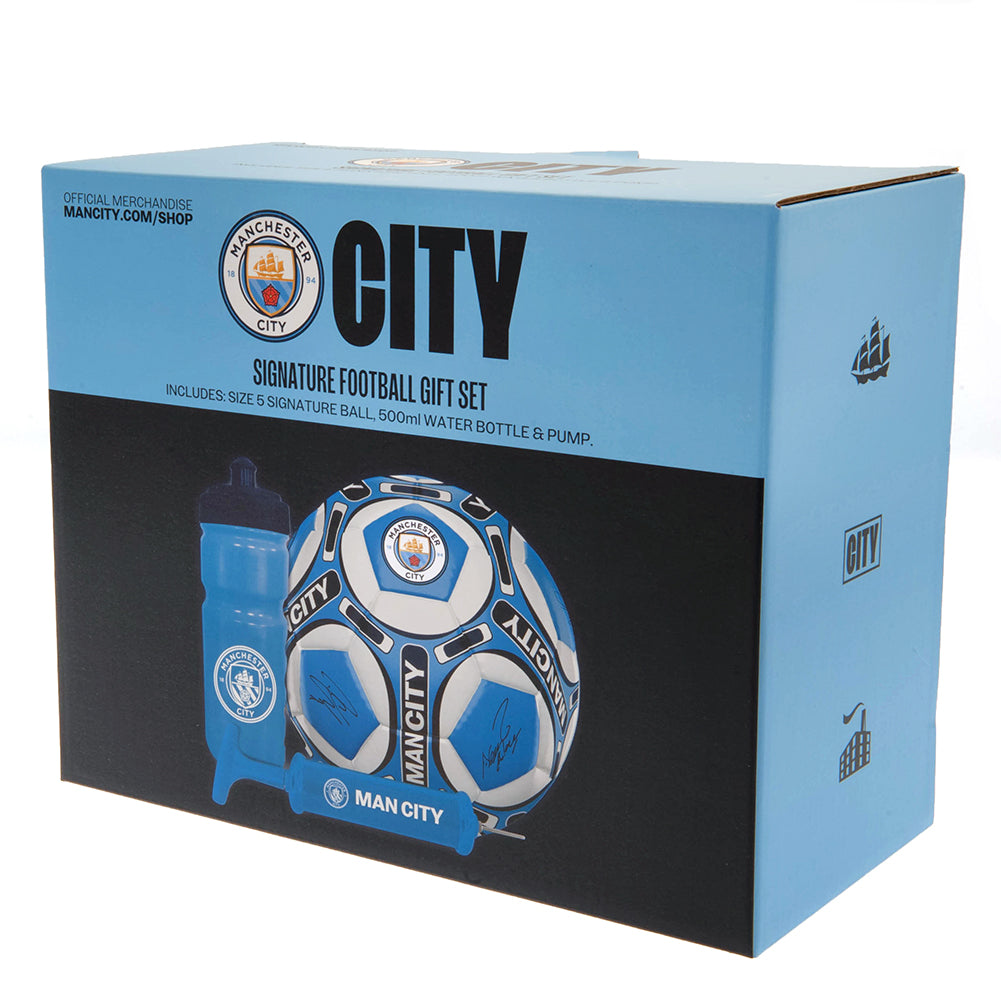 Manchester City FC Signature Gift Set LKT Sport Football>Premier League>Manchester City FC Soccer Goal Accessories